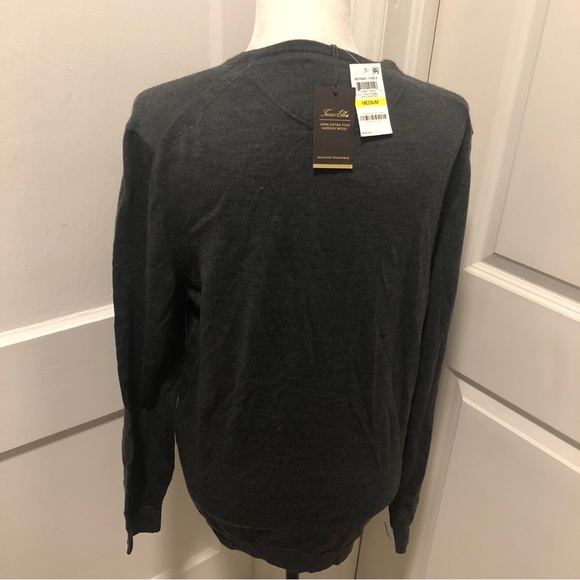 Tasso Elba NWT ladies merino wool sweater size medium - Picture 3 of 5
